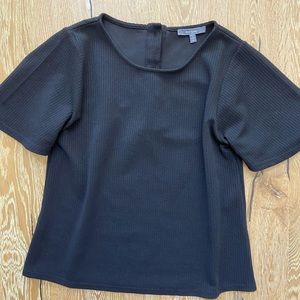 Anthropologie Blue Tassel Top